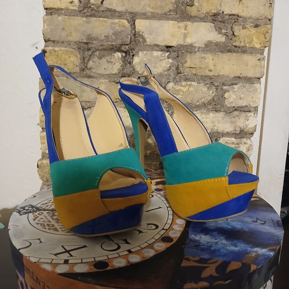 Colorful Women's Platform Heels